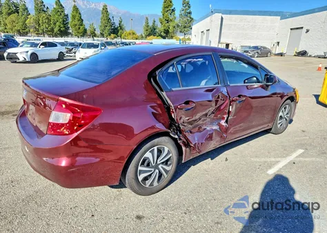 2012 Honda Civic Lx из США, поврежденный, VIN 19XFB2F52CE340863